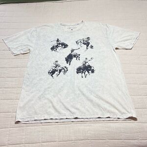Rodeo Graphic White T-Shirt